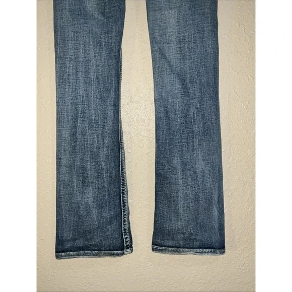 Miss Me Bootcut Jeans Women's 26 Low Rise Rhinestone Pocket Stretch Denim - Picture 6 of 6